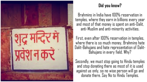 Say No To Hindu Temples