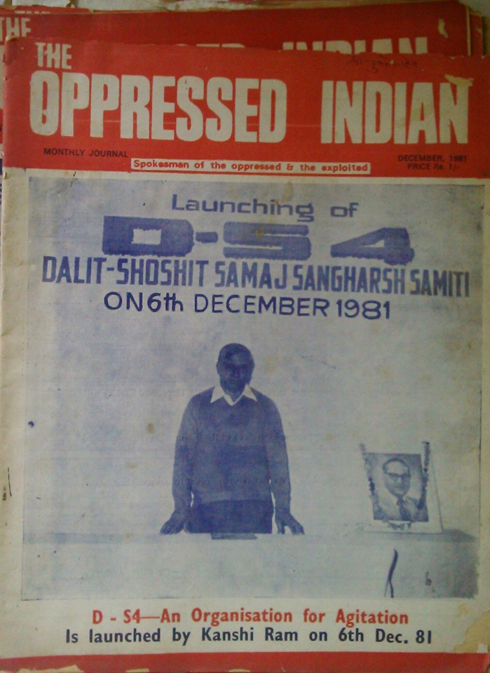 “The Oppressed Indian”, a monthly journal was started by Saheb Kansi Ram