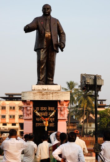 Statue of DR. B.R. Ambedkar at Chavdar Tale Mahad