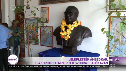 Dr. Ambedkar's statue at Sajokaza, Hungary